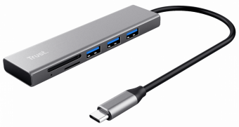 Dokstacija Halyx Fast USB-C Hub & Card Reader Silver