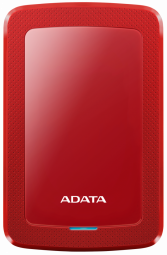 Ārējais cietais disks Adata Slim HV300 1TB Red