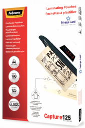 Laminēšanas plēves Fellowes ImageLast A4 125 Micron Laminating Pouch - 100 pack