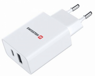 Charger Swissten GaN 30W white