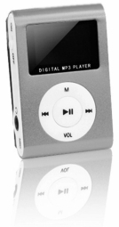 MP3 atskaņotājs Setty Metal Clip Silver