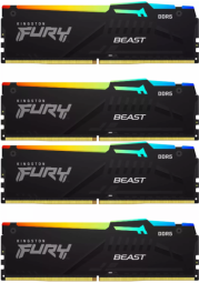 Operatīvā atmiņa Kingston FURY Beast RGB XMP 128GB Black