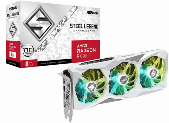 Videokarte Asrock Radeon RX 7600 8GB Steel Legend OC