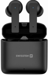 Austiņas Swissten ALUPODS II TWS Black