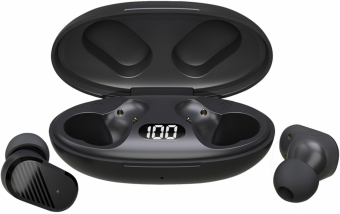 Austiņas Savio TWS-10 Black