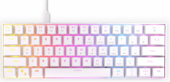 Klaviatūra Krux Qara 60% White