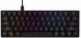 Klaviatūra Krux Qara 60% Black