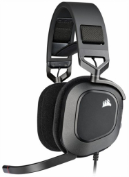 Austiņas Corsair HS80 RGB USB Carbon
