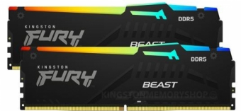 Operatīvā atmiņa Kingston Fury Beast RGB 16GB Black