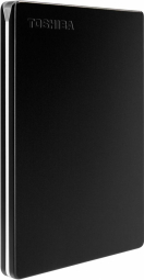 Ārējais cietais disks Toshiba Canvio Slim 2TB Black