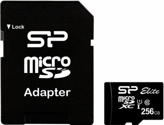 Atmiņas karte Silicon Power Elite 256GB MicroSDXC + Adapter