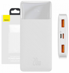 Enerģijas krātuve Baseus Bipow 10000mAh White