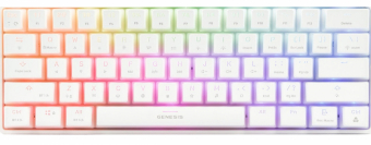 Klaviatūra Genesis Thor 660 RGB White