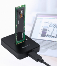 Gembird Desktop USB Type-C M.2 SATA & NVME SSD Drive Docking Station