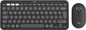 Klaviatūra Logitech Pebble 2 Combo for Mac Black