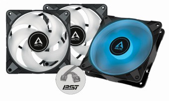 Dzesētāji Arctic P12 PST PWM RGB 3pack