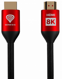 Cable Genesis HDMI Male - HDMI Male 3m 8K  PS4 / PS5 Red