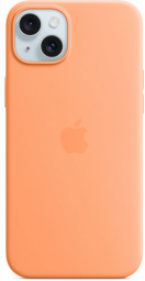 Maciņš telefonam Apple iPhone 15 Plus Silicone Case with MagSafe - Orange Sorbet
