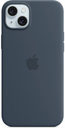 Maciņš telefonam Apple iPhone 15 Plus Silicone Case with MagSafe - Storm Blue