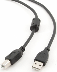 Kabelis Gembird Premium USB Male - USB Male B 3m Black