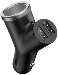 Lādētājs Baseus Y Type Charger 3.4A Black