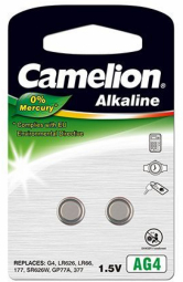 Baterijas Camelion AG4/ LR66/ LR626/ 377