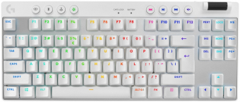 Klaviatūra Logitech G Pro X TKL Lightspeed Tactile White
