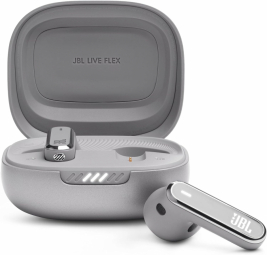 Headphones JBL Live Flex Silver