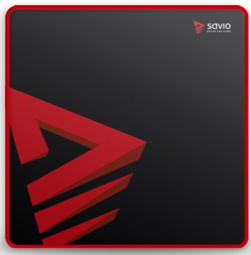 Peles paliktnis Savio Professional Gaming Mousepad Turbo Dynamic M Black