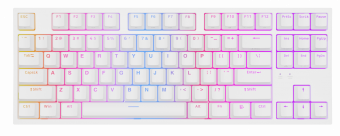 Klaviatūra Genesis Thor 404 TKL Kailh White