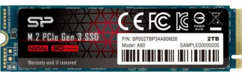 Cietais disks Silicon Power P34A80 2TB