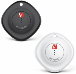 Izsekošanas ierīce Verbatim My Finder Smart Air Tag Tracker 2pack Black / White