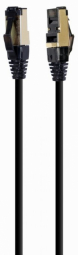 Kabelis Gembird S/FTP Cat. 8 LSZH Patch Cord Black 2 m