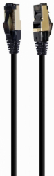 Kabelis Gembird S/FTP Cat. 8 LSZH Patch Cord Black 3 m