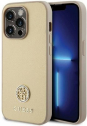 Phone case Guess Strass Metal Logo Case for Apple iPhone 15 Pro Max
