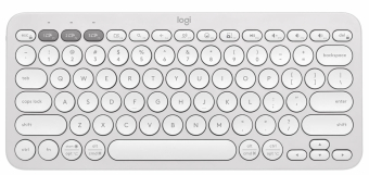 Klaviatūra Logitech Pebble Keys 2 K380s Tonal White
