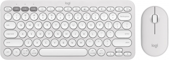 Perifērijas komplekts Logitech Pebble 2 Combo White