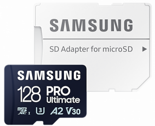 Atmiņas karte Samsung MicroSDXC 128GB PRO Ultimate with Adapter