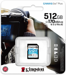 Memory card Kingston Canvas Go Plus SDXC 512GB