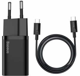 Lādētājs Baseus Super Si Quick 1C 25W Black