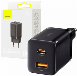 Lādētājs Baseus Super Si Pro Quick Charger 30W Black