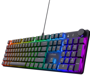 Klaviatūra Trust GXT 866 Torix Black