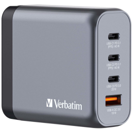Lādētājs Verbatim Wall Charger 140W Grey