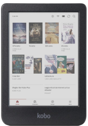 E-grāmatu lasīājs Rakuten Kobo Clara Colour 6" 16GB Wi-Fi Black