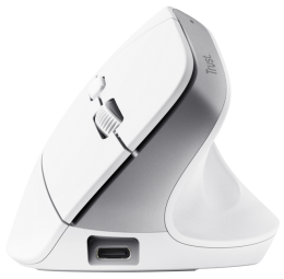 Datorpele Trust Bayo+ Ergonomic White