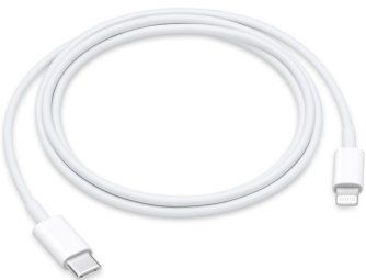 Cable Apple USB Type-C Male - Lightning Male 1m White