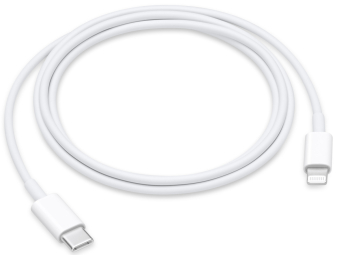 Kabelis Apple USB Type-C Male - Lightning Male 2m White