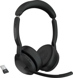Austiņas Jabra Evolve2 55 MS Stereo USB-A Black