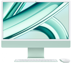 Personālais dators Apple iMac 24" 4.5K M3 8GB 256SSD INT Green