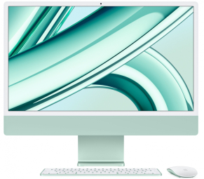 Personālais dators Apple iMac 24" 4.5K M3 8GB 512SSD SWE Green